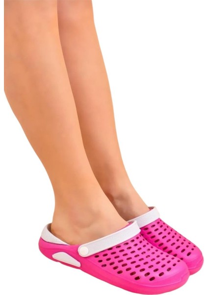 Unisex Comfort Eva Taban Terlik PEMBE - BEYAZ