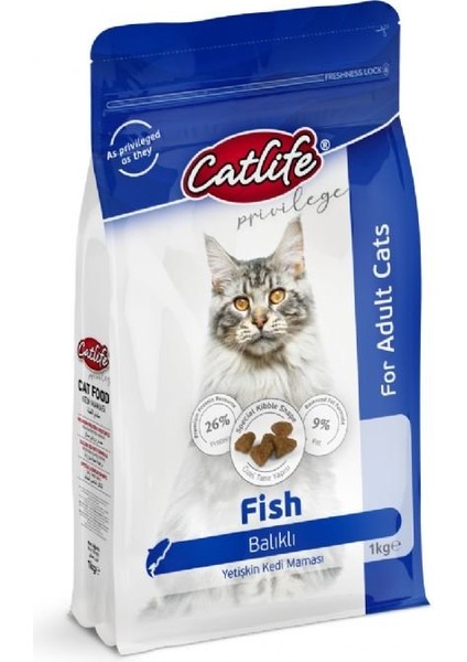 Balıklı Yetişkin Kedi Maması 1 kg