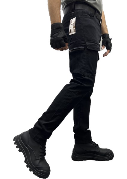 Erkek Kargo Pantolon Taktikal Cep Gabardin Likralı indirimleri