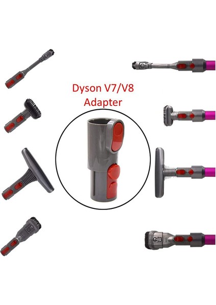 Ev Temizlik Aracı Sert Zemin Aracı At Kılı Fırça Kafası Eki Değiştirme Dyson DC59 V6 V7 V8 V10 V11 (Yurt Dışından)