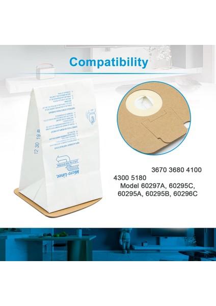 Eureka mm 3670 3680 Elektrikli Süpürge Aksesuarları Için Uyumlu Yedek Parçalar Toz Torbası Parçanın Yerini Alır 60295C (Yurt Dışından) indirimleri