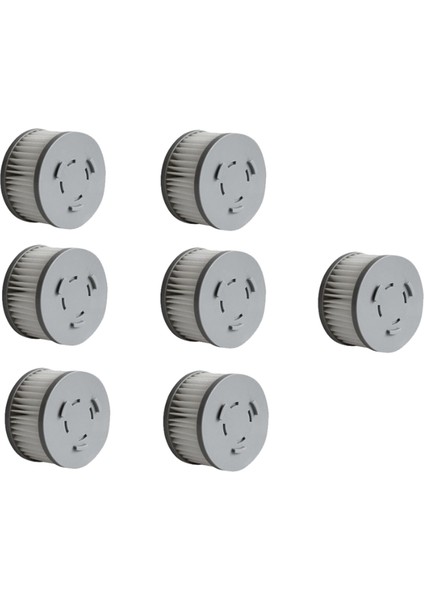 Xiaomi Jımmy JV85/JV85 Pro/h9 Pro El Kablosuz Elektrikli Süpürge Için 7 Adet Hepa Filtre (Yurt Dışından)