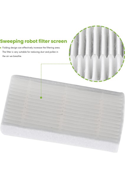 Ilıfe V3S V5 V5S V3S Pro Robotik Elektrikli Süpürge Için 10 Paket Premium Hepa Filtre (Yurt Dışından)