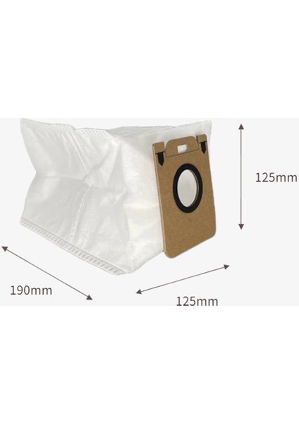 25 Adet Dreame Bot D10 Plus Toz Torbası Aksesuarları Robotlu Süpürge Vakum Torbası Çöp Torbası Yedek Parçalar (Yurt Dışından) modelleri