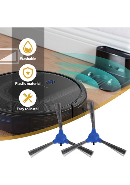 Sıcak Yan Fırça Değiştirme Eufy Robovac 11S 15T 30 30C 15C 12 25C 35C Robot Vakum Parçaları Aksesuarları (Yurt Dışından)