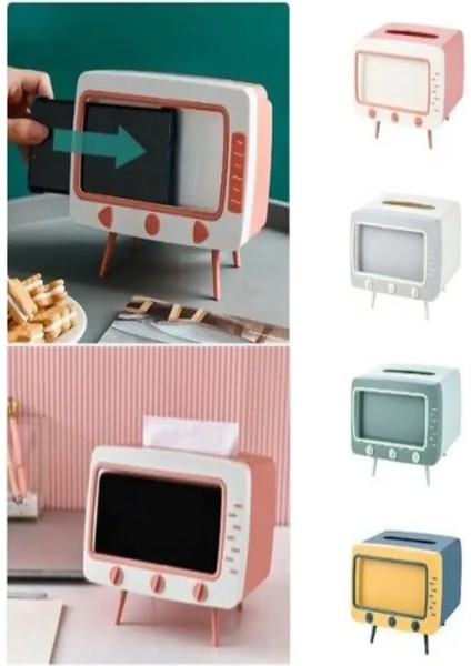 Retro Telefon Tutucu ve Peçetelik