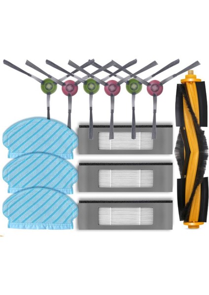 Ecovacs Deebot Ozmo 920 950 Yeedi 2 Hibrit Robotlu Süpürge Için Rulo Fırça Hepa Filtre Paspas (Yurt Dışından)