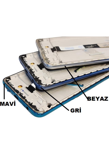 Xiaomi Redmi NOTE 9 PRO Lcd Ekran Dokunmatik (ÇITALI) MAVİ