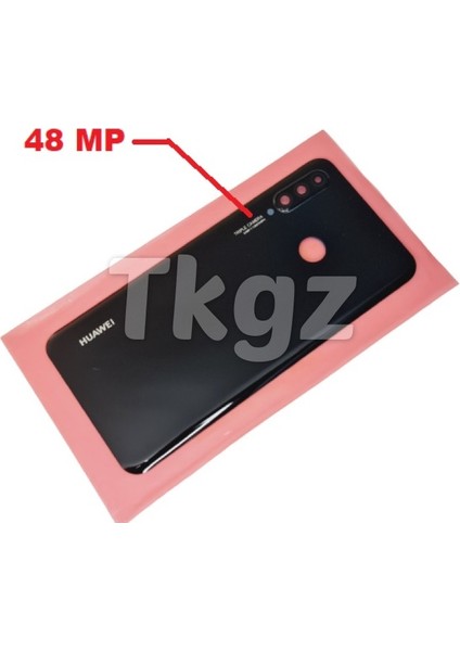 Huawei Uyumlu P30 Lite Arka Pil Batarya Kapağı ( Kamera Lensli 48 MP) SİYAH