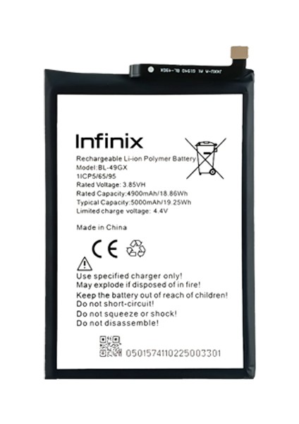 Infinix NOTE 10 Batarya Pil Sıfır Orijinal