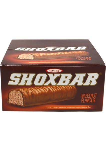 Shox Bar Kakao Kaplamalı Sütlü Nuga Bar 15 gr x 24 Adet Kutulu fiyatları