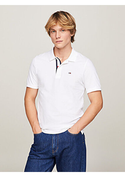 Tommy Hilfiger Erkek Tjm Slim Placket Polo T-Shirt