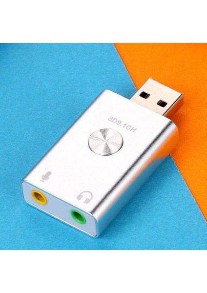 Usb harici ses kartı USB sanal 9.1 kanal usb ses kartı