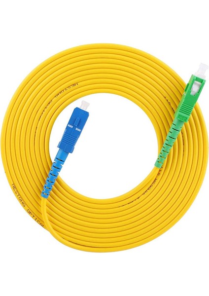 Fiber Optik Patch Cord Sc Upc To Sc Apc Simplex Fiber Optik Kablo 15M