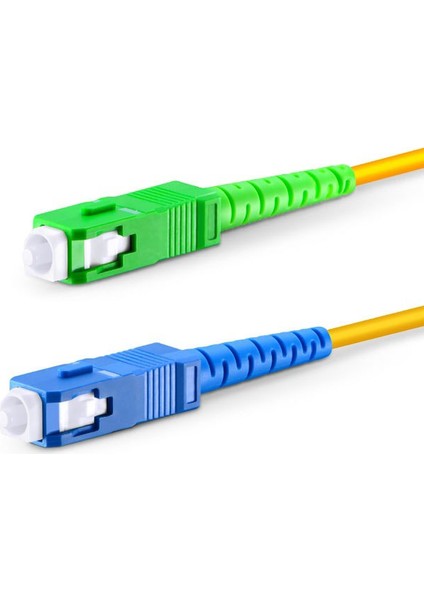 Fiber Optik Patch Cord Sc Upc To Sc Apc Simplex Fiber Optik Kablo 15M