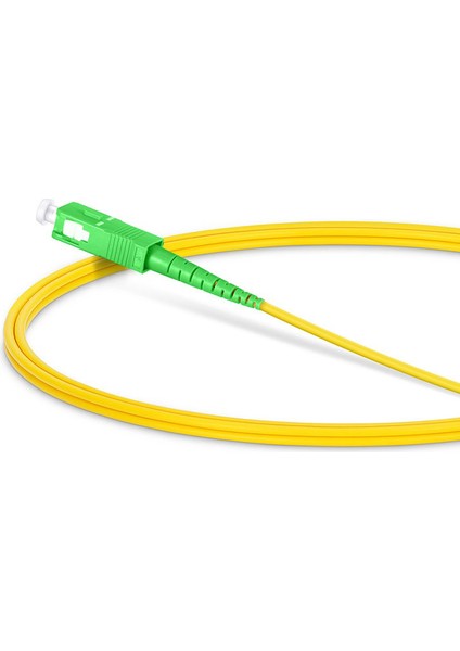 Fiber Optik Patch Cord Sc Upc To Sc Apc Simplex Fiber Optik Kablo 15M