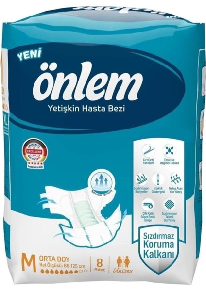 Önlem Bel Bantli Yetiskin Hasta Bezi Küçük Medium