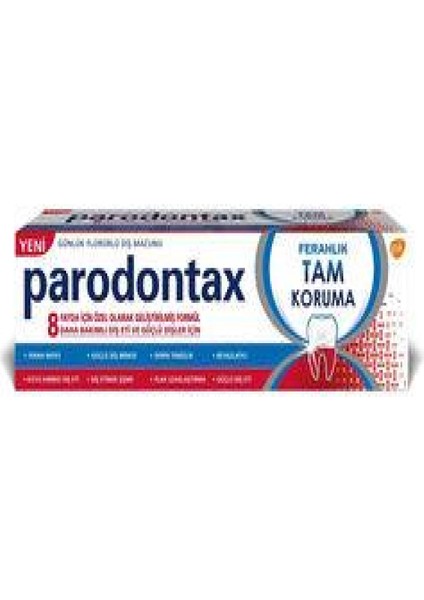 Parodontax Diş Macunu Ferahlık Tam Koruma 50 ml