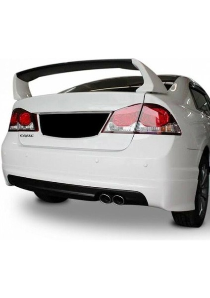 Honda Civic 2007-2011 Mugen Yüksek Spoiler Boyasız