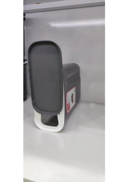 Erzak Saklama Kabı 2.7 Lt Ölçekli Kapağı Kızaklı