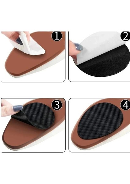 2 Li Topuklu Ayakkabı Altına Yapışan Kaydırmaz Kauçuk Ped Düşme Önleyici Tabanlık fırsatları