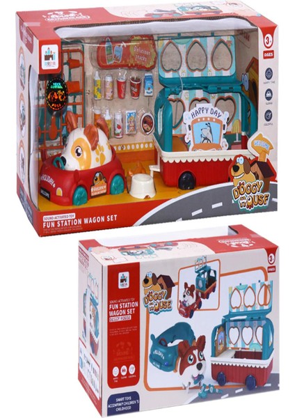 Aya K 1010 Doggy House Wagon Set Oyck