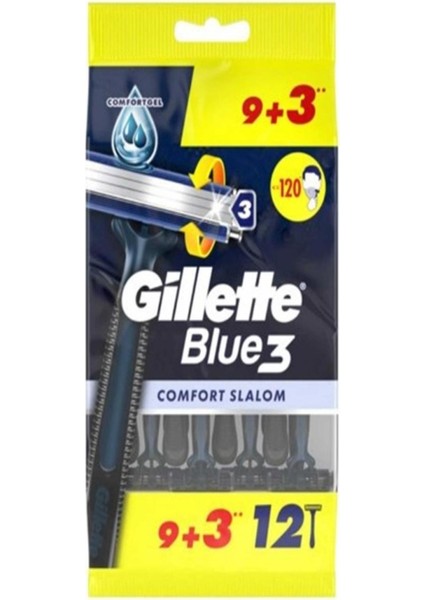 Gillette Blue Iıı Comfort Slalom Poşet 9+3