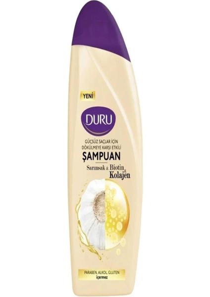 500 ml Şampuan Biotin Sarımsak Kolajen