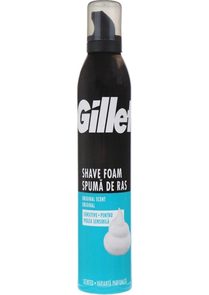 Gillette 200 ml Traş Köpüğü Hassas