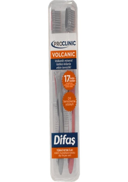 Diş Fırçası Proclinic Volcanic 1+1