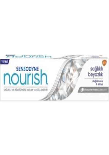 Sensodyne Diş Macunu Nouris Sağlıklı Beyazlık 50 ml