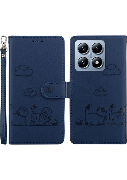 Xiaomi 14T Pro Rfıd Engelleme Tpu+Pu Deri Telefon Kapağı (Yurt Dışından)