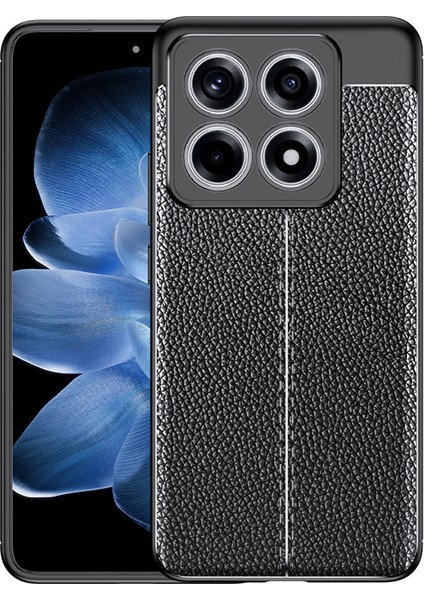 Xiaomi 14T Pro Litchi Doku Tpu Esnek Telefon Kapağı (Yurt Dışından)