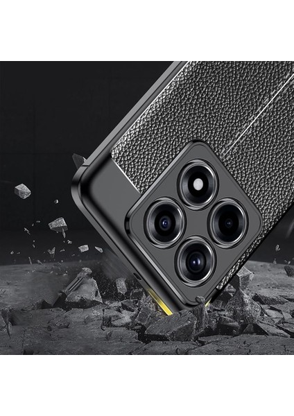 Xiaomi 14T Pro Litchi Doku Tpu Esnek Telefon Kapağı (Yurt Dışından) modelleri
