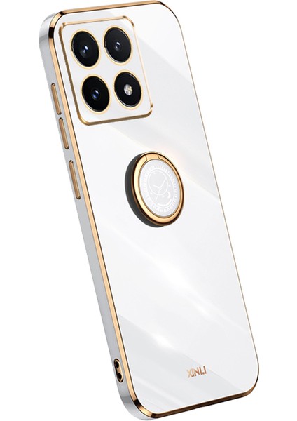 Xiaomi 14T Pro Halka Kickstand Galvanik Tpu Telefon Kapağı (Yurt Dışından)