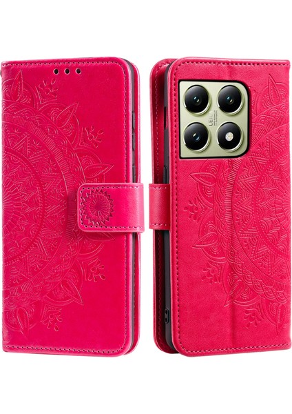 Xiaomi 14T Pro Pu Deri Cüzdan Standlı Telefon Kapağı (Yurt Dışından)