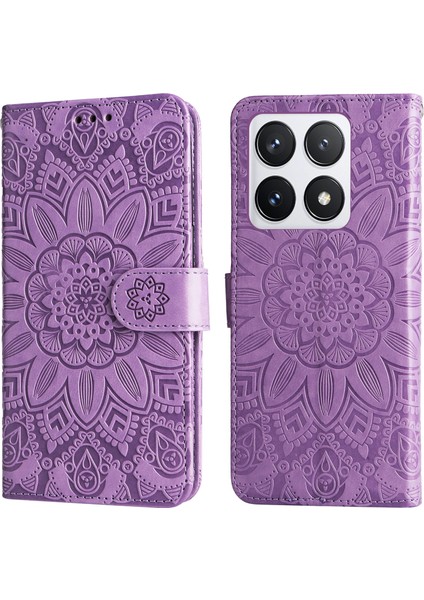 Xiaomi 14T Pro Deri Cüzdan Telefon Kılıfı (Yurt Dışından)