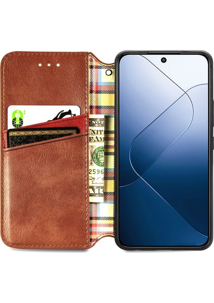 Xiaomi 14T Pro Pu Deri Cüzdan Telefon Kapağı (Yurt Dışından) fiyatları