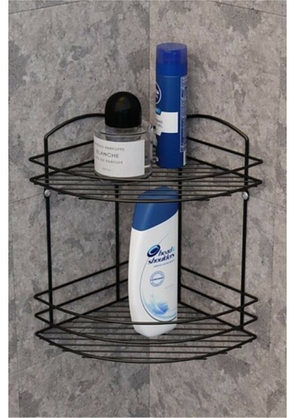 Banyo Köşe 2 Katlı Düzenleyici Duş Rafı 36CM fiyatları