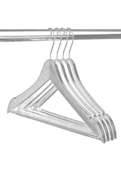 12 Adet Beyaz Ahşap Görünümlü Askı 1.sınıf Askı Kıyafet Elbise Askısı Etek Pantalon Askısı fiyatları