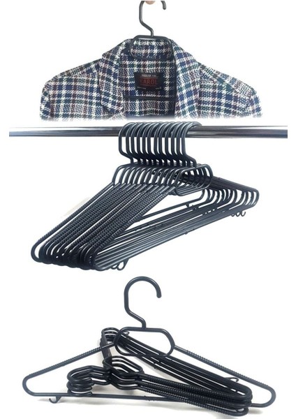 36 Adet Plastik Elbise Askısı