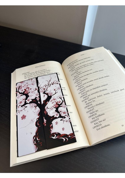 Kabartmalı Çiçekli Kitap Ayracı Seti modelleri