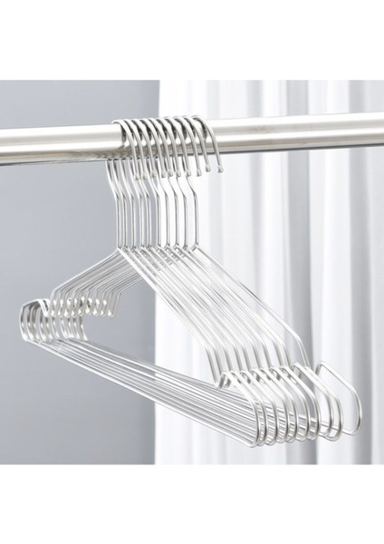 Metal Elbise Askısı 12 Adet Kıyafet Askısı Pantolon Askısı Tel Askı modelleri