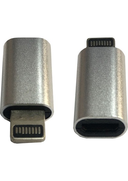 Mikro usb erkek to Lightning erkek çevirici şarj adaptörü