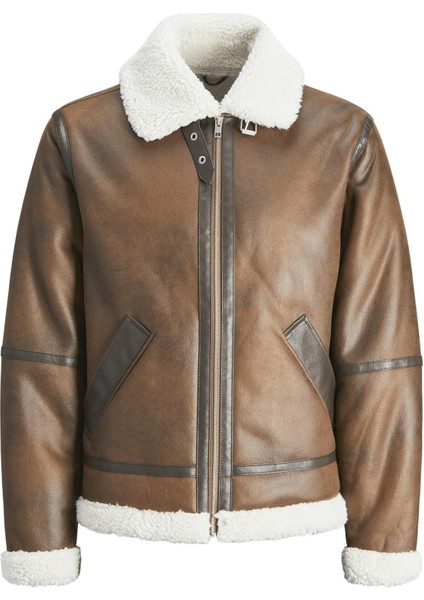 Jorcole Avıator Jacket Kahverengi 12261819 fiyatları