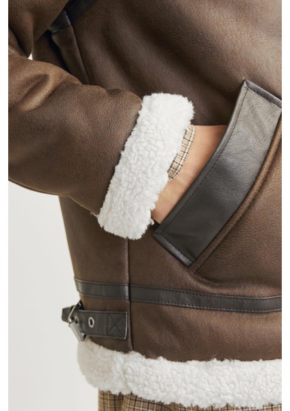 Jorcole Avıator Jacket Kahverengi 12261819 modelleri