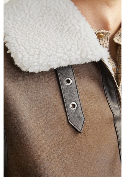 Jorcole Avıator Jacket Kahverengi 12261819 fırsatları