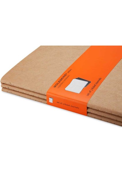 Chaier 3'lü Günlük Defter Çizgili L Boy 13X21 cm 80 Sayfa Kraft fiyatları