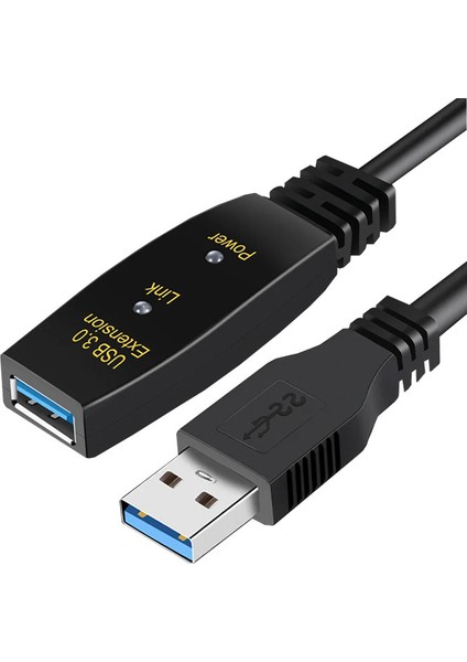 Usb 3.0 uzatma kablosu usb 3.0 extension güçlendirilmiş kablosu 20m