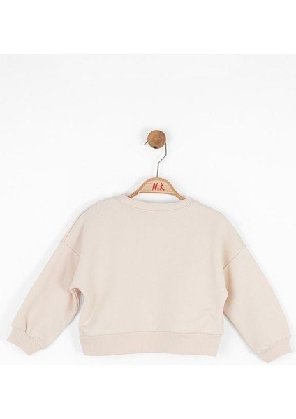 Kız Bebek Pamuklu Iki Iplik Bahar Sweatshirt modelleri